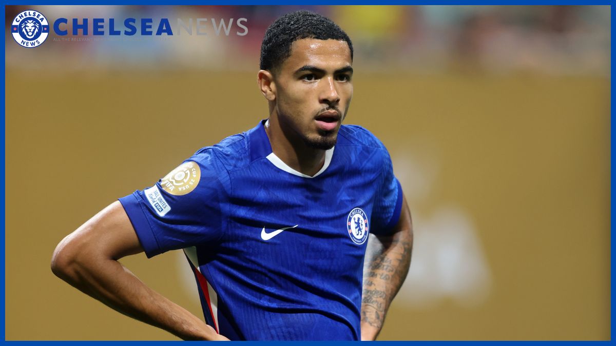 Levi Colwill playing in the USA.